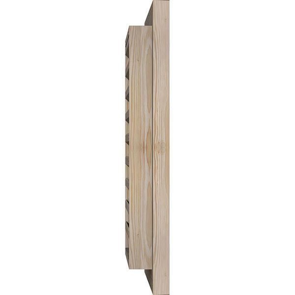 Unfinished Pine Gable Vent F719