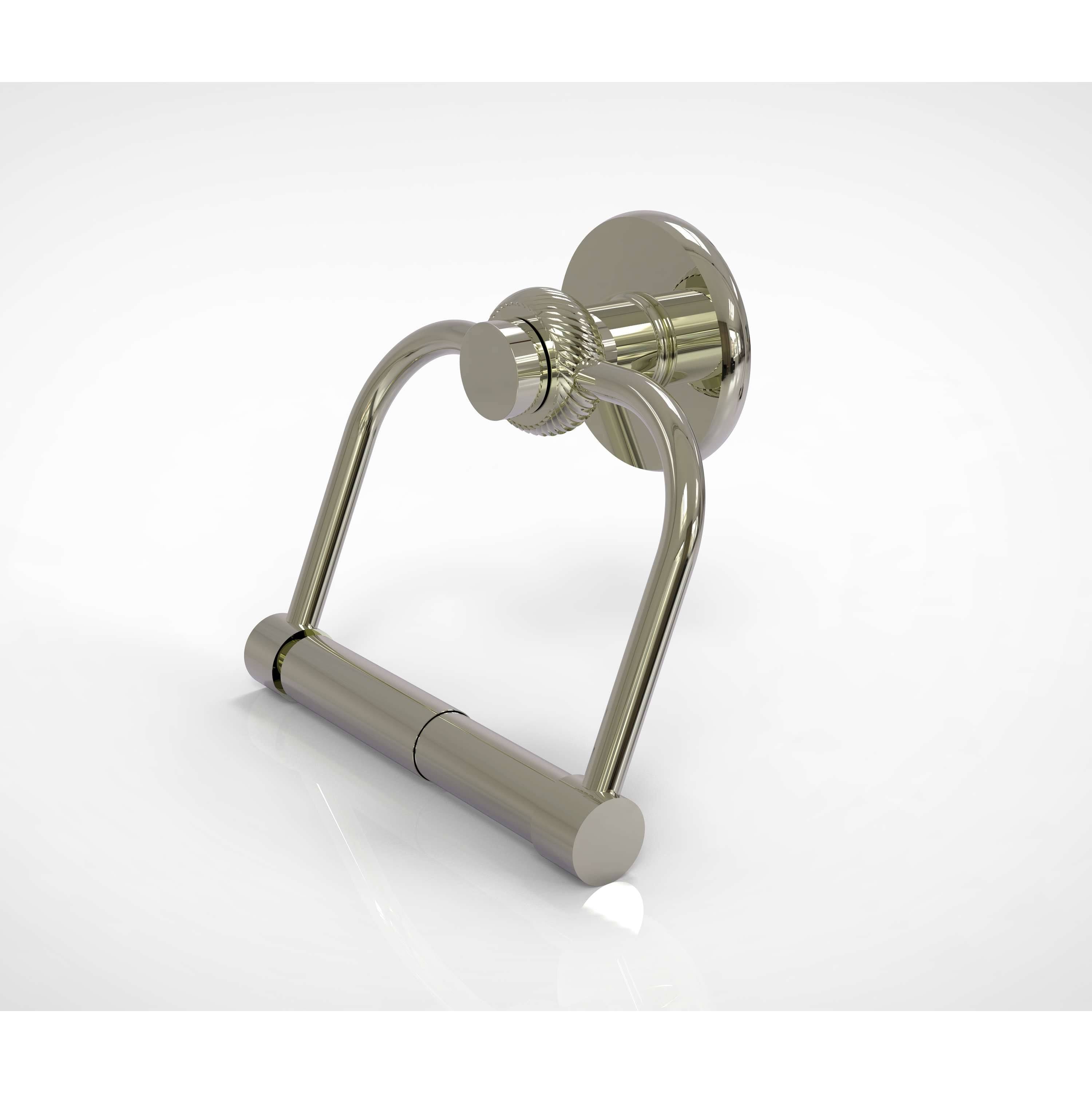Polished Nickel 2 Post Toilet Tissue Holder B165