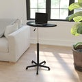 Black Sit to Stand Mobile Laptop Computer Desk Pack of 2 A9283