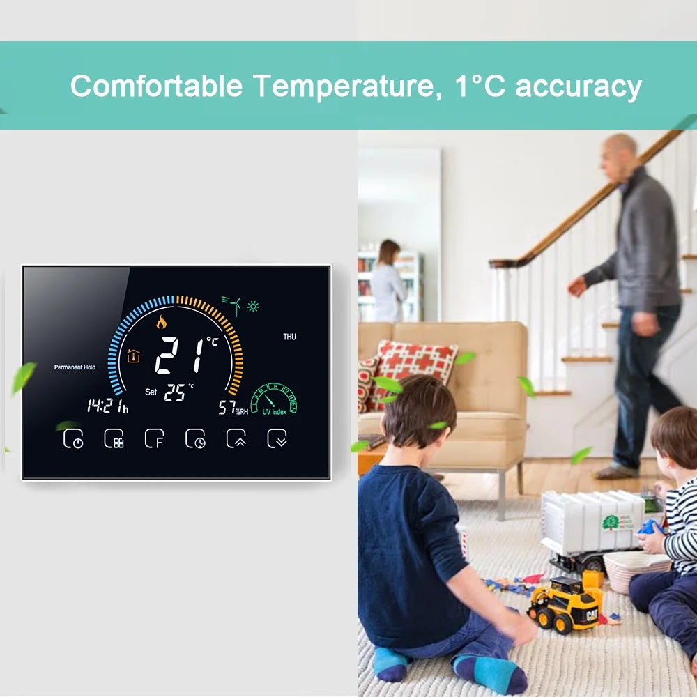 Smart Programmable Thermoregulator with LCD Humidity Display C51937