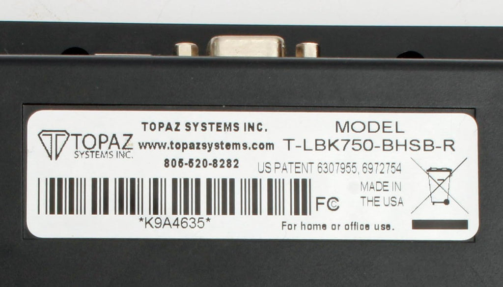 Backlit 4x3 LCD Signature Capture Pad Dual Serial/USB Y5975
