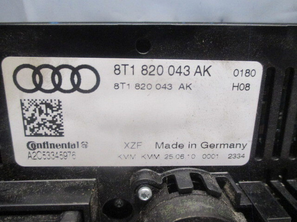 Pre-Owned Audi Q5 AC Heater Temperature Control Unit V52498