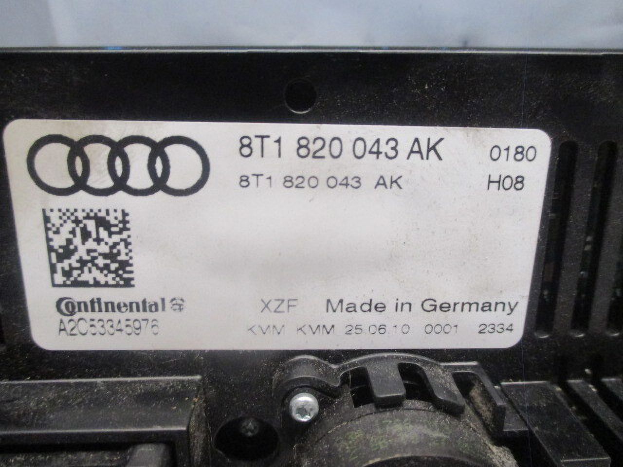 Pre-Owned Audi Q5 AC Heater Temperature Control Unit V52498