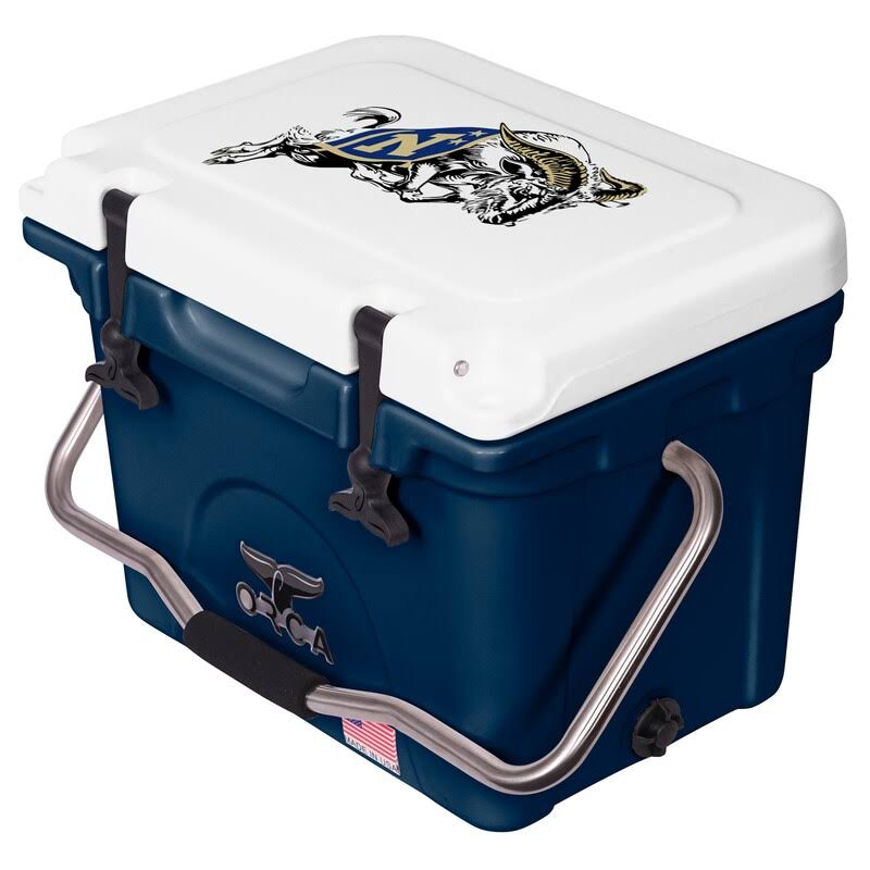 Navy White 20 Quart Cooler Q964364