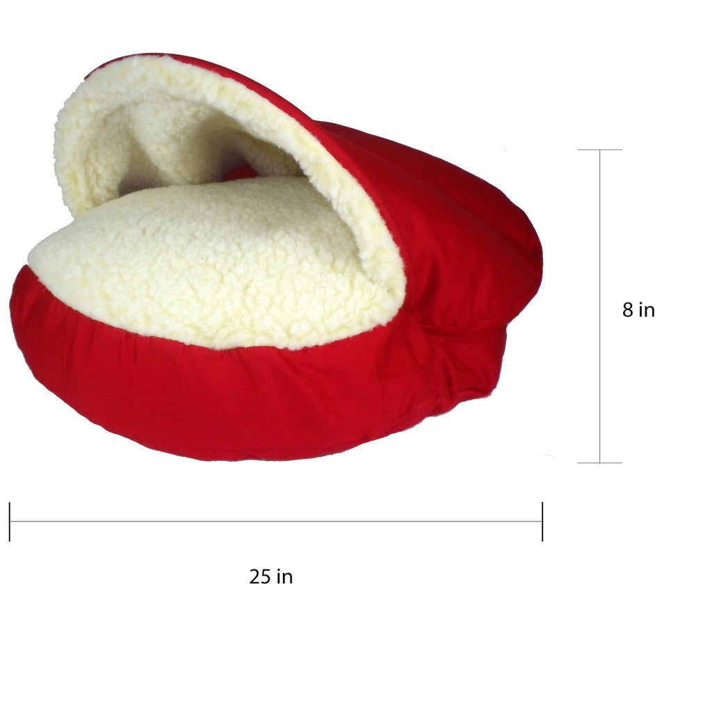 Navy Orthopedic Cozy Cave Pet Bed B5346