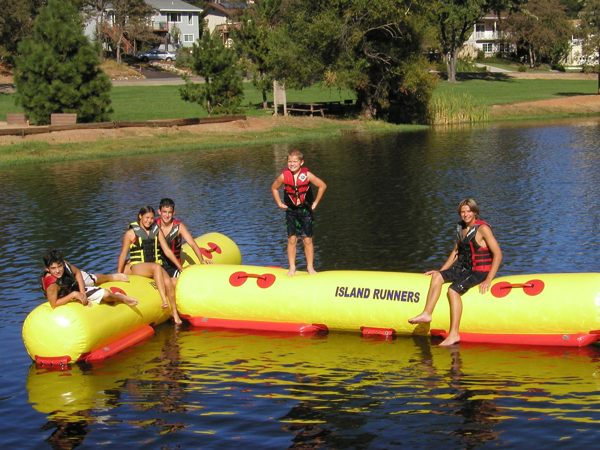 12' Island Runner Log Water Bouncer and Trampoline Attachment L512623