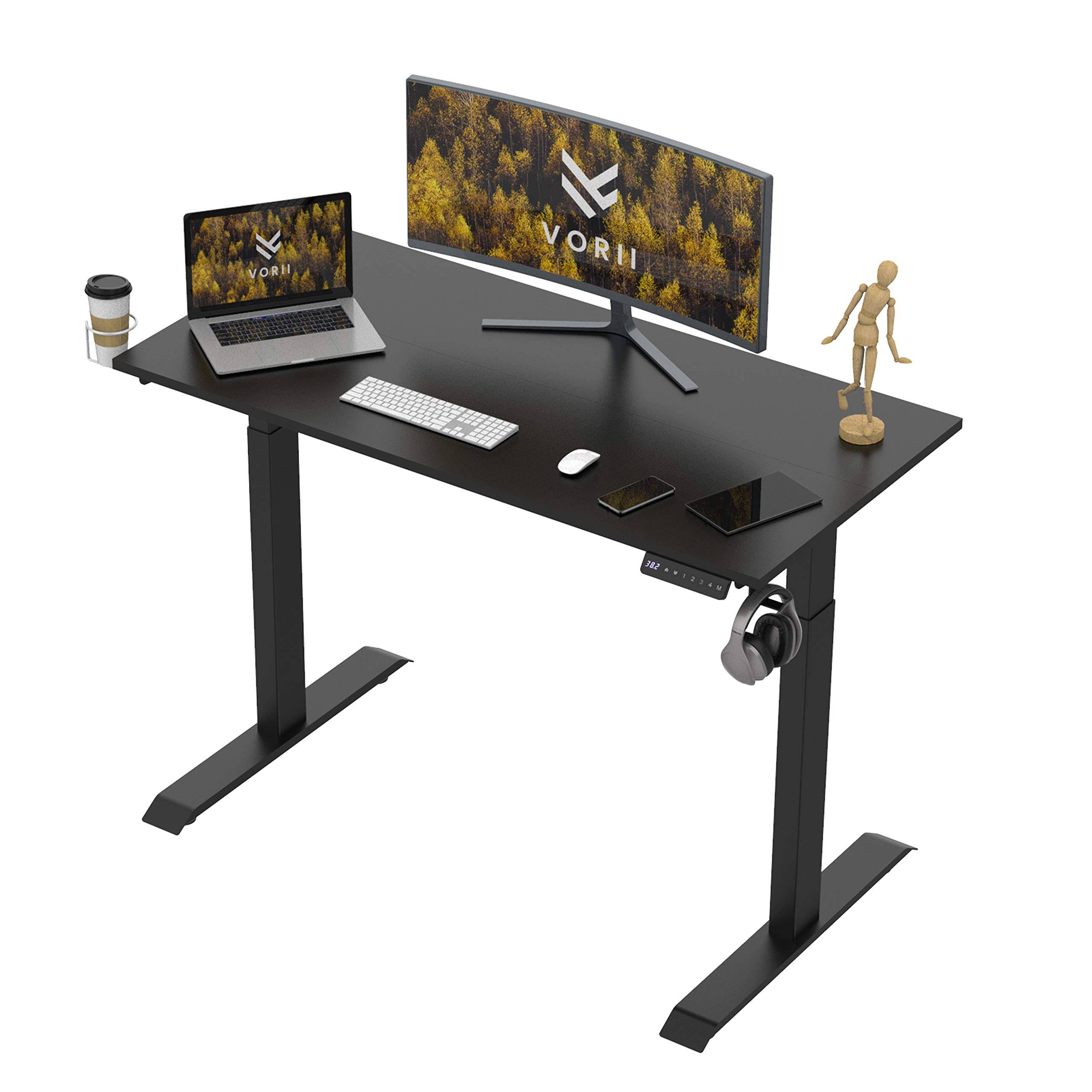 Electric Standing Desk with Height Adjustable Steel Frame Y67069