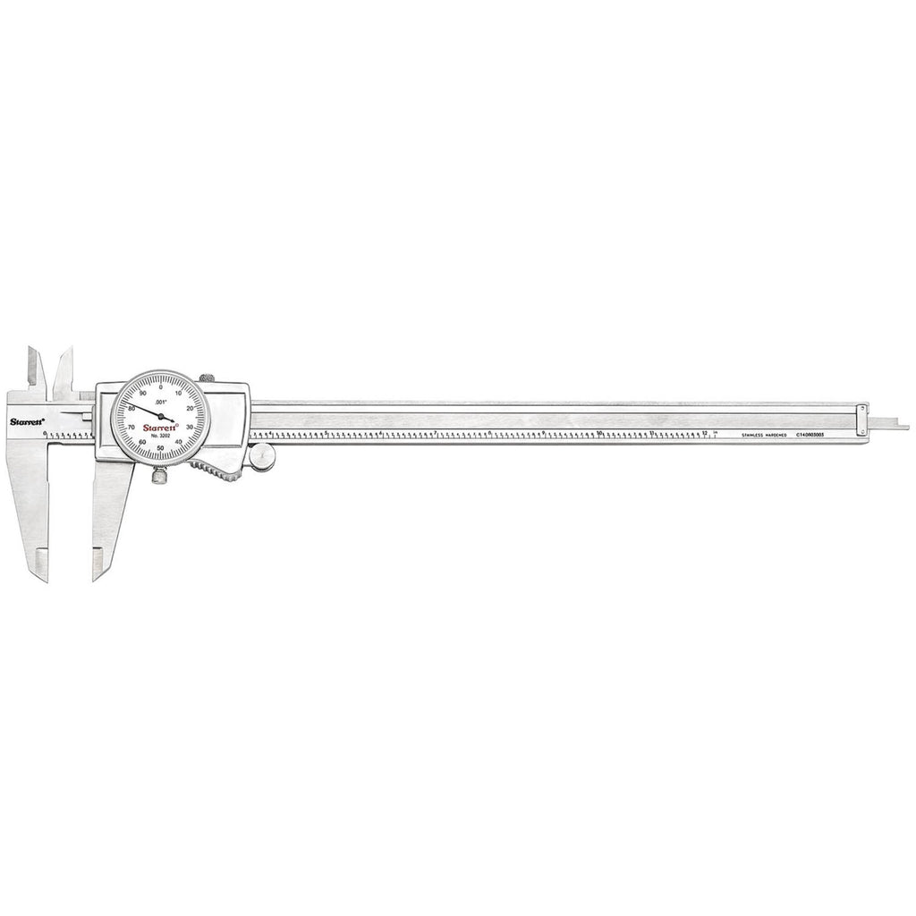 White Stainless Steel Dial Caliper E89585