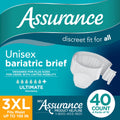 Bariatric Incontinence Briefs with Tabs, 40 Count U14092