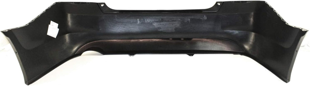 Rear Bumper Cover Primed with Single Exhaust Hole 4 Cyl Sedan M842