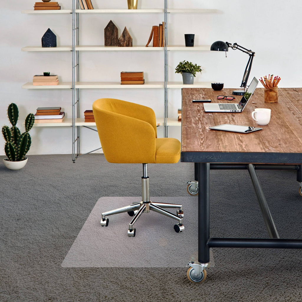 Chair Mat 48x22 x 60x22 for Plush Pile Carpets X1844