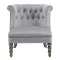 Gray Velvet Accent Chair K9971