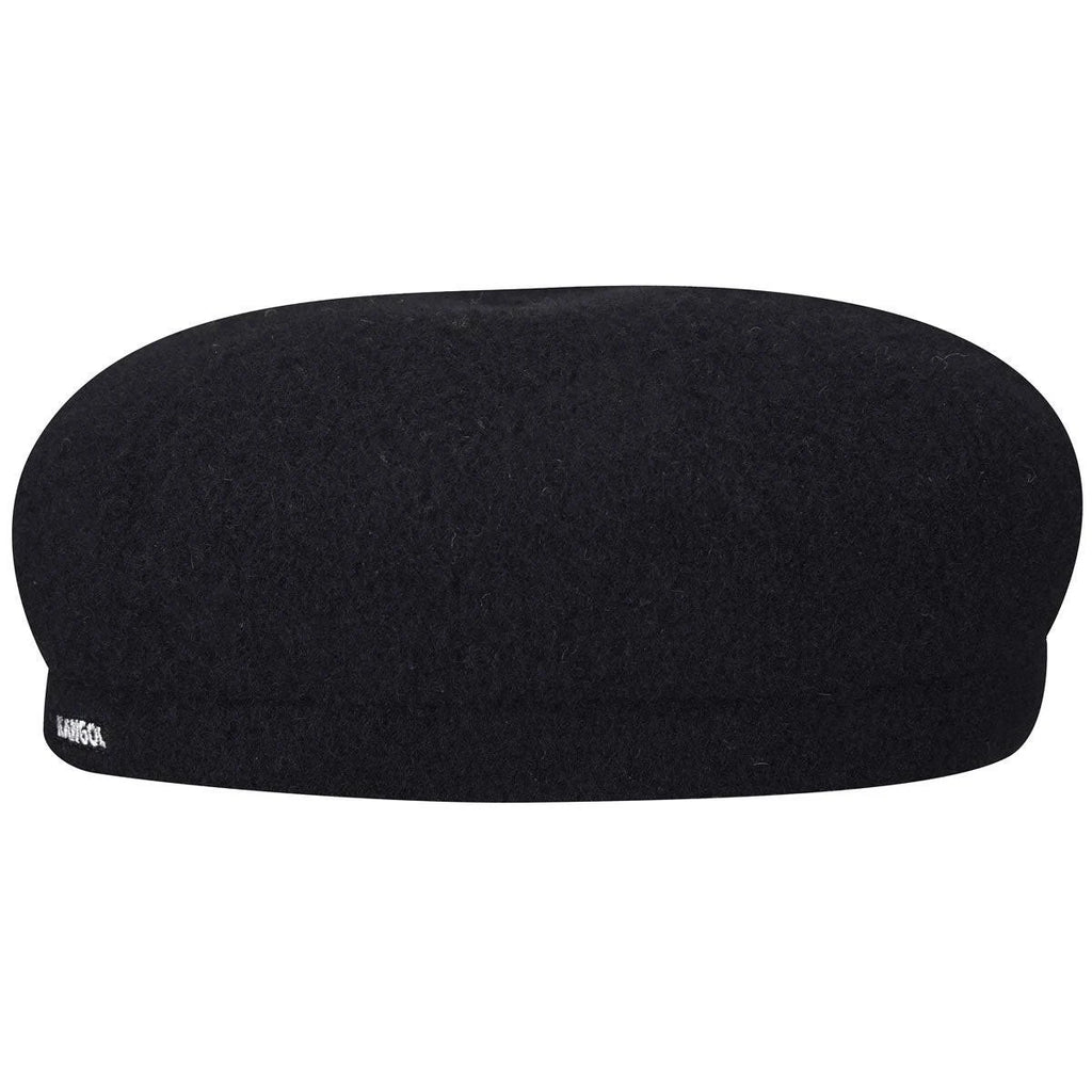 Black Wool Fiddler Cap U491698
