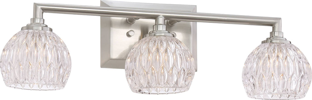 Brushed Nickel Bath Light Q869