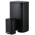 13.2 + 1.3 Gallon Stainless Steel Trash Can Combo with Soft Close Lid L153742