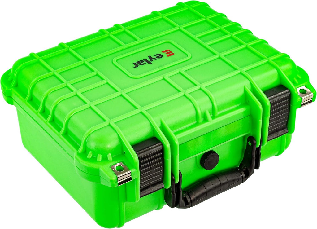 Neon Green Water & Shock Proof Hard Case with Foam N580