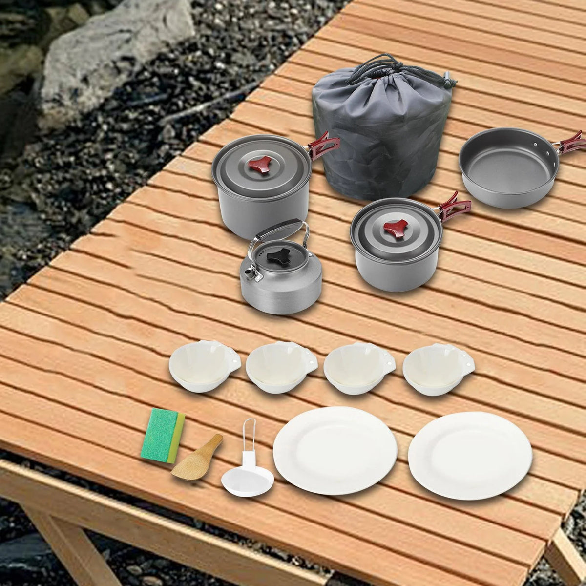 Non Stick Camping Cookware Mess E53735