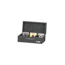 3-Row Carpeted Storage DJ Case for 45 RPM Vinyl Records L391342
