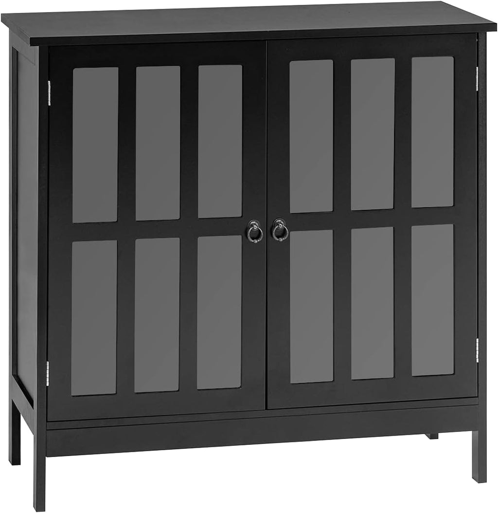 White Wooden Storage Cabinet with Doors R27754