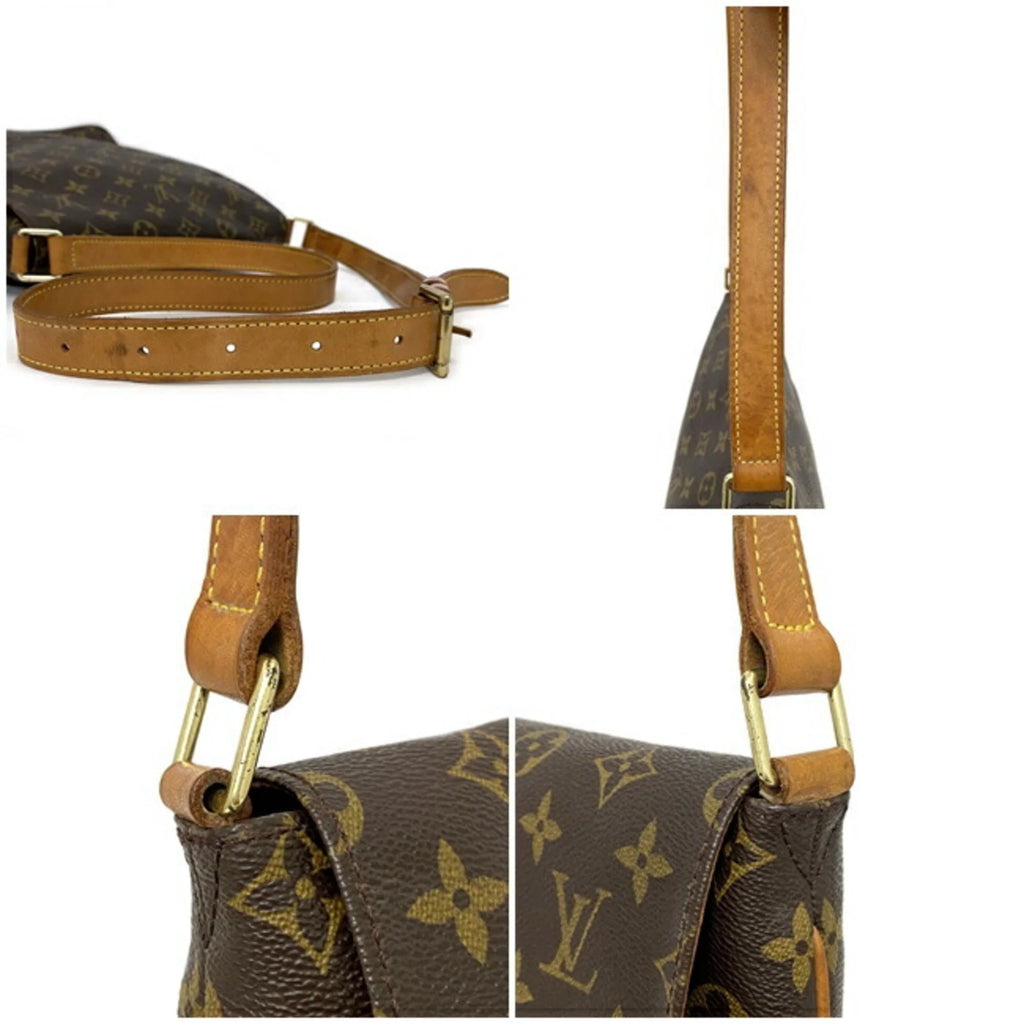 Brown Monogram Shoulder Bag A582