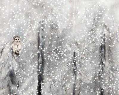 Snowy Habitat II Giclee Canvas C537849