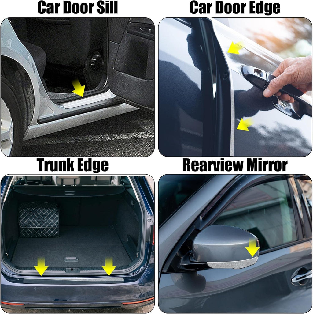 Clear Door Edge Guard Film 7cm x 5 Meter Pack of 2 O85507