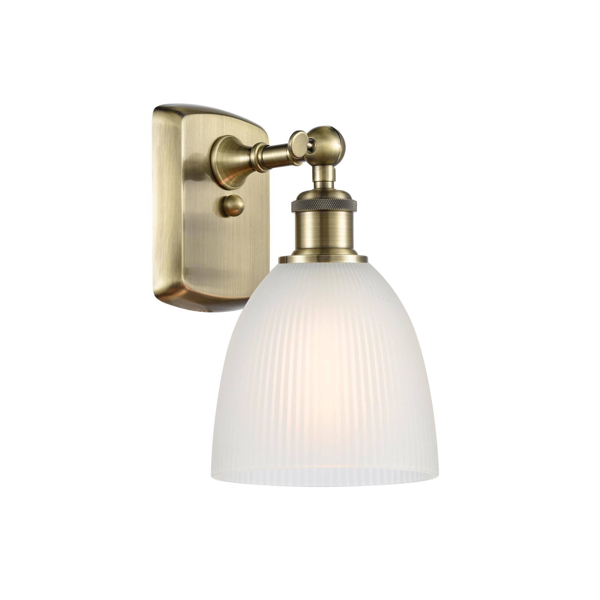 Antique Brass 1 Light Sconce V4758