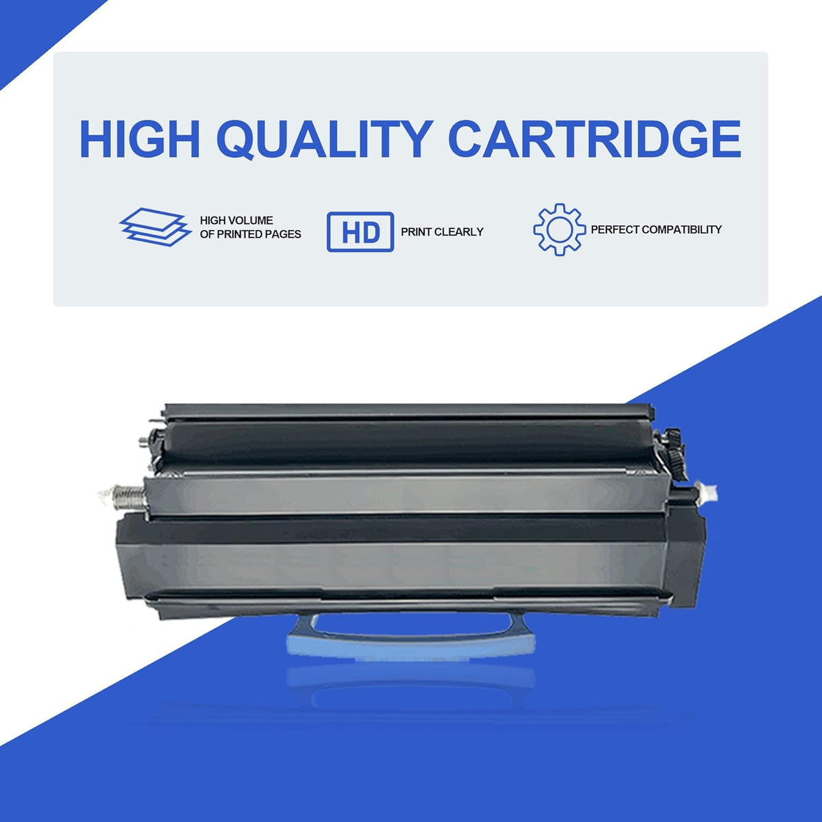 4 Black Remanufactured Toner Cartridge for Lexmark Printer C53996