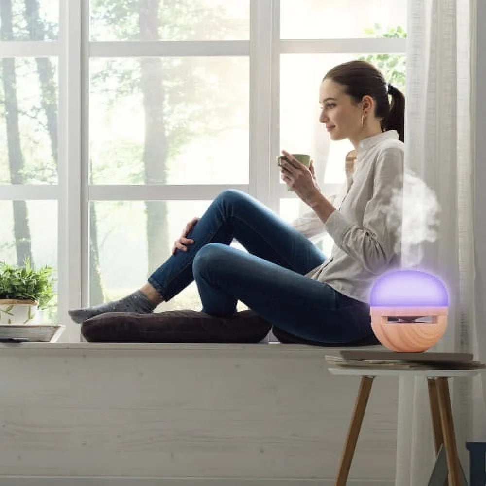 3 in 1 Wireless Speaker Diffuser with Bluetooth Speaker Color Changing Night Lights I98195