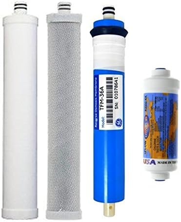 Reverse Osmosis Replacement Cartridge & Membrane 4 Set Pack of 2 Q24989