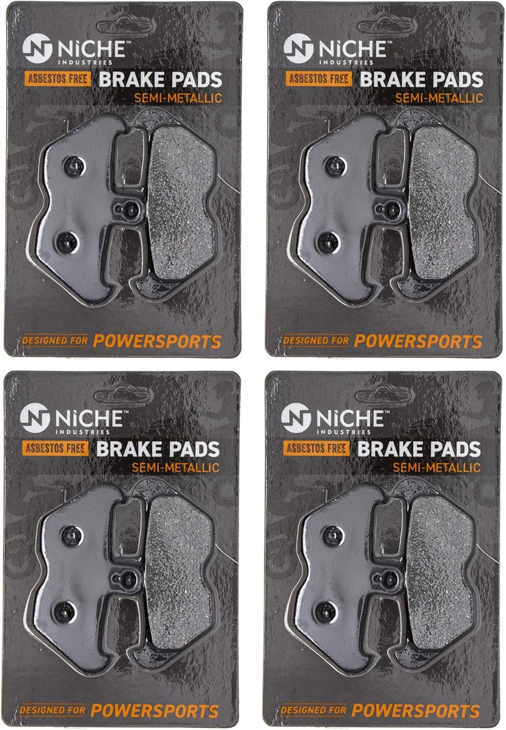 Front Semi-Metallic Brake Pad 4 Pack X171810
