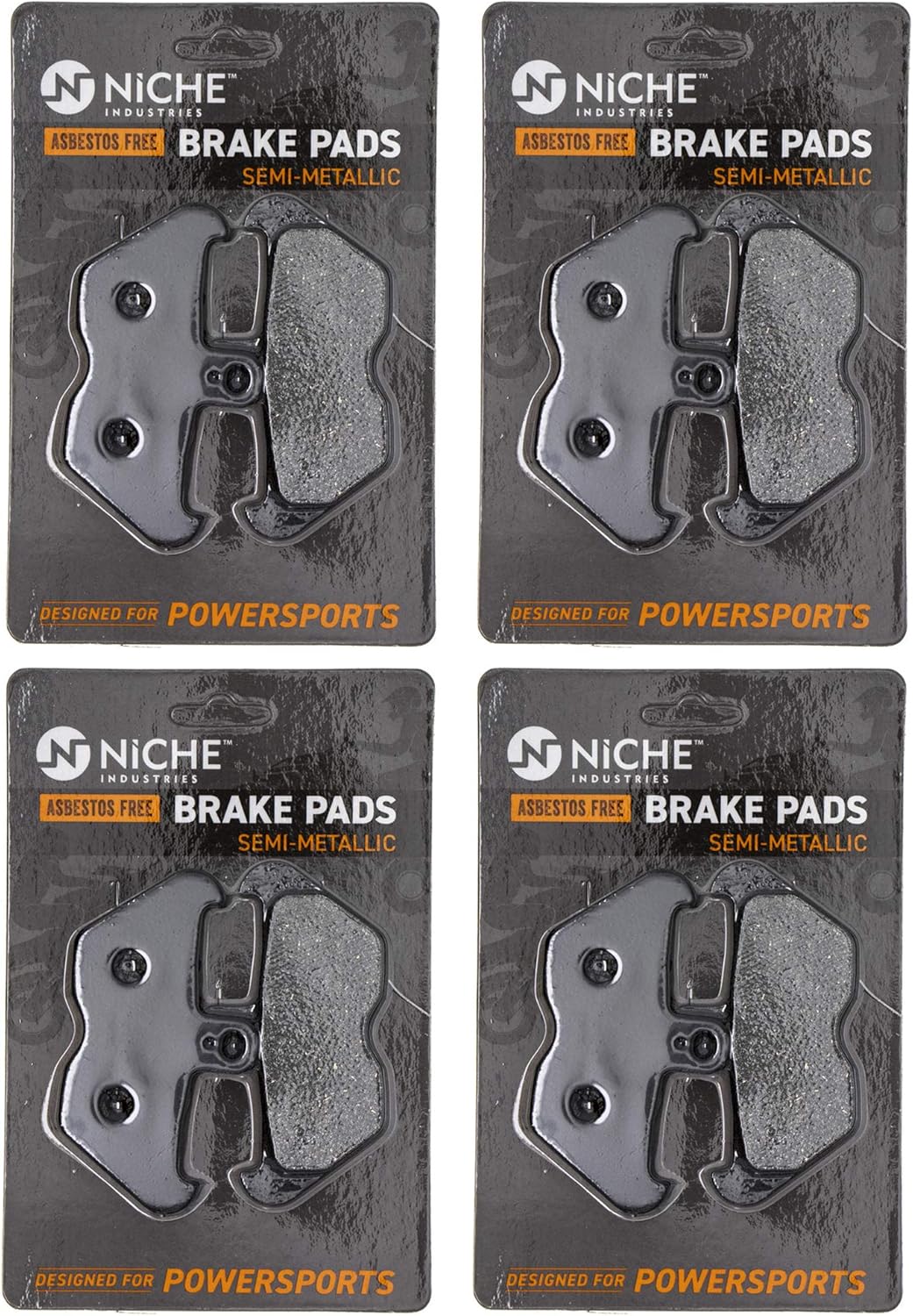 Front Semi-Metallic Brake Pad 4 Pack X171810