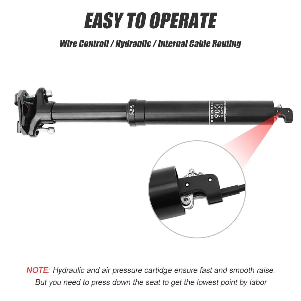 Adjustable Height Hydraulic Mountain Bike Seatpost O457426
