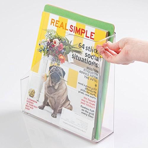 Plastic File Folder Bin Storage Organizer with Handle Y993697