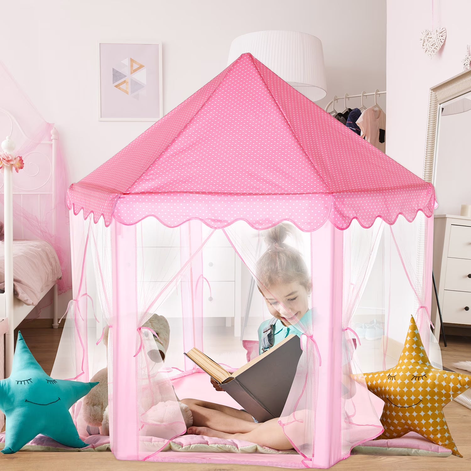 Kids Fairy Play House Tent with Carry Case B779