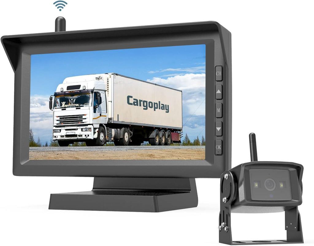 5″ TFT-LCD HD Monitor Wireless Backup Camera J8485