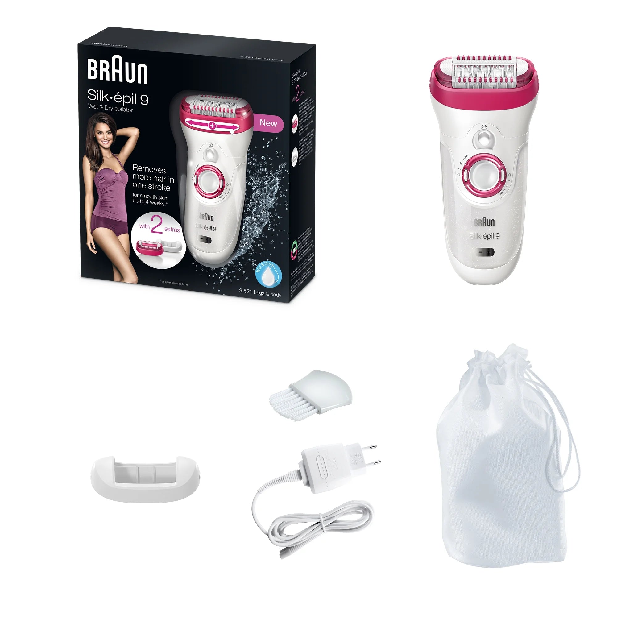 Wet & Dry Cordless Epilator D702