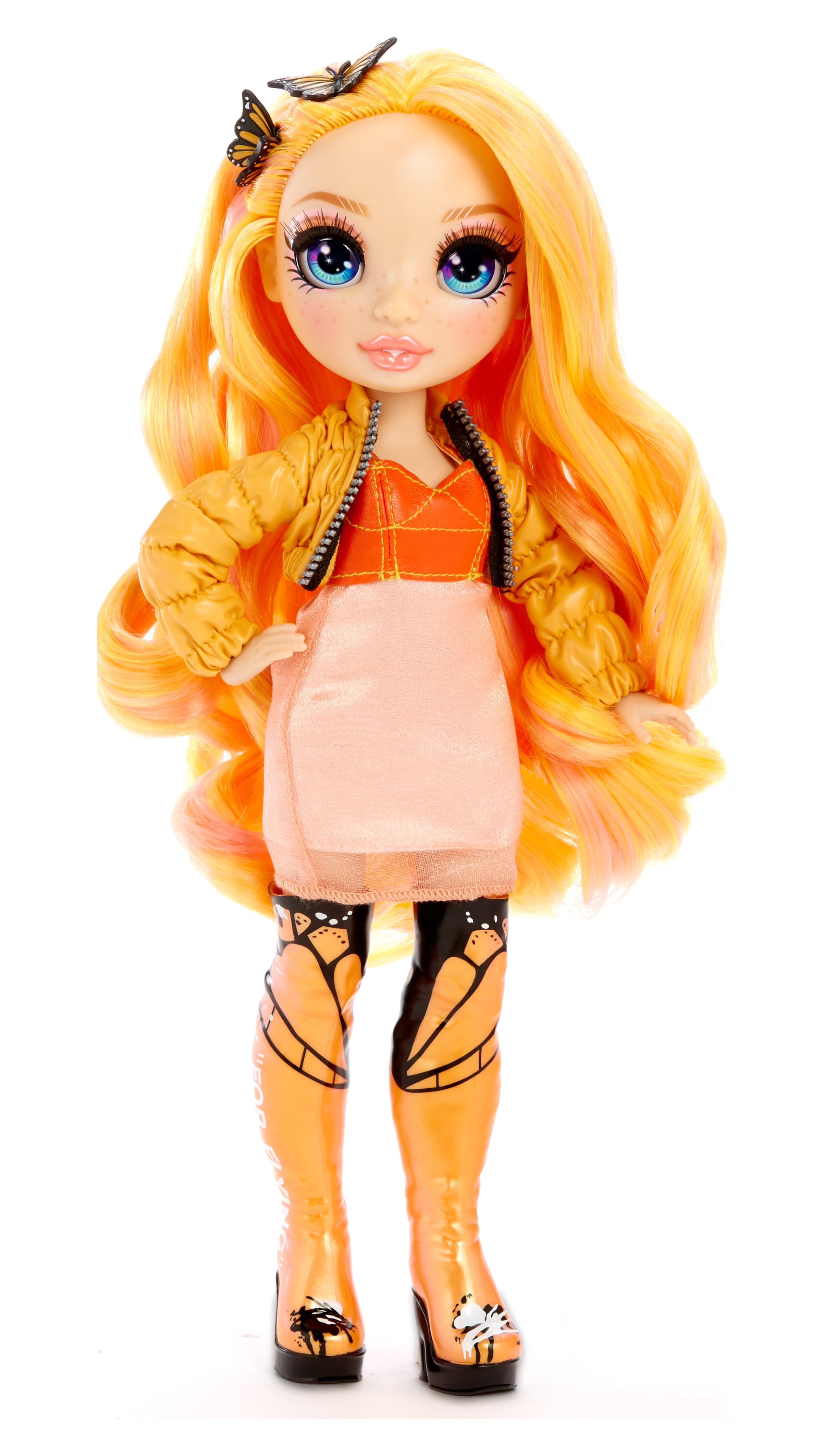 Orange Fashion Doll with 2 Outfits X5747
