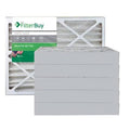 Silver MERV 8 24x28x4 Pleated AC Furnace Air Filter, Pack of 6 P444844