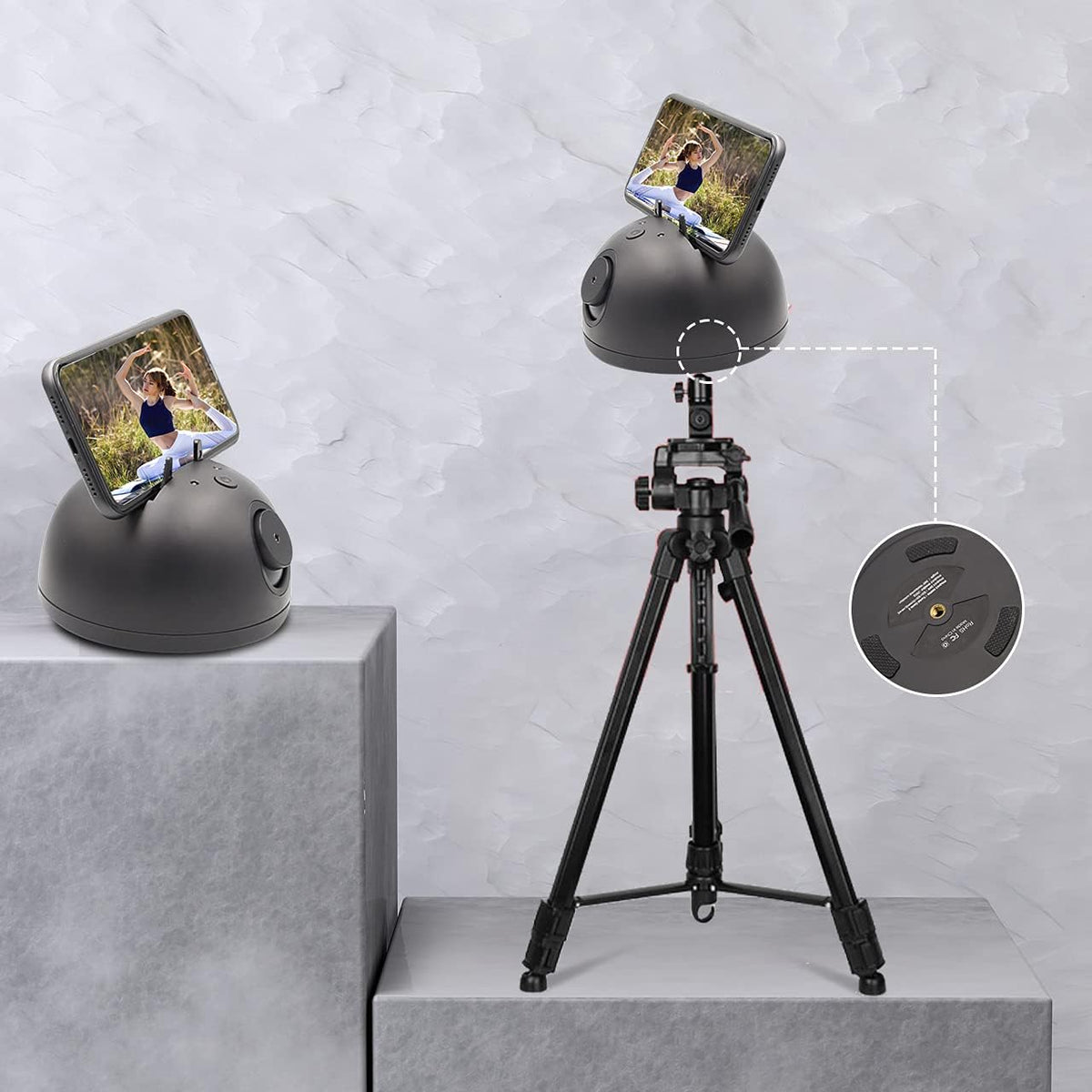 Auto Tracking Phone Holder with Smart Motion Sensor A608