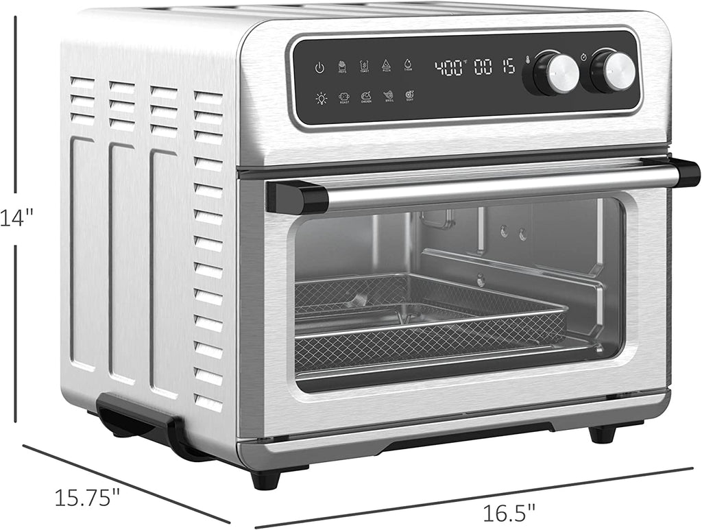 21QT 8-In-1 Stainless Steel Convection Countertop Oven L7043