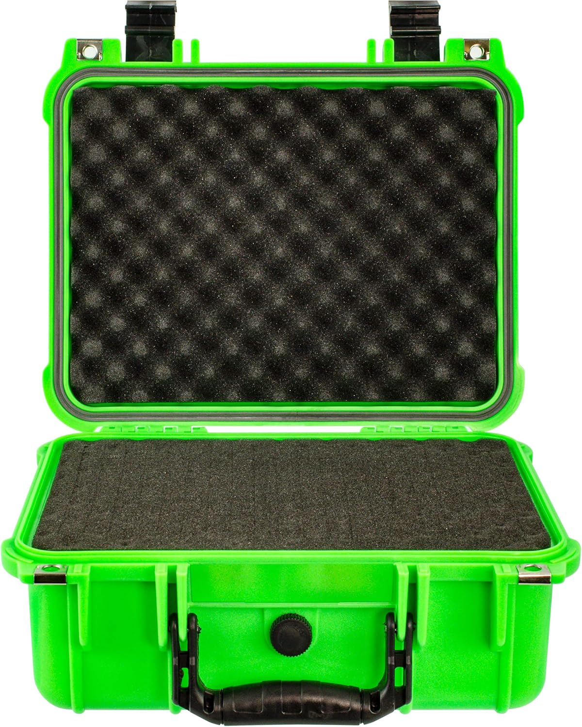 Neon Green Water & Shock Proof Hard Case with Foam N580