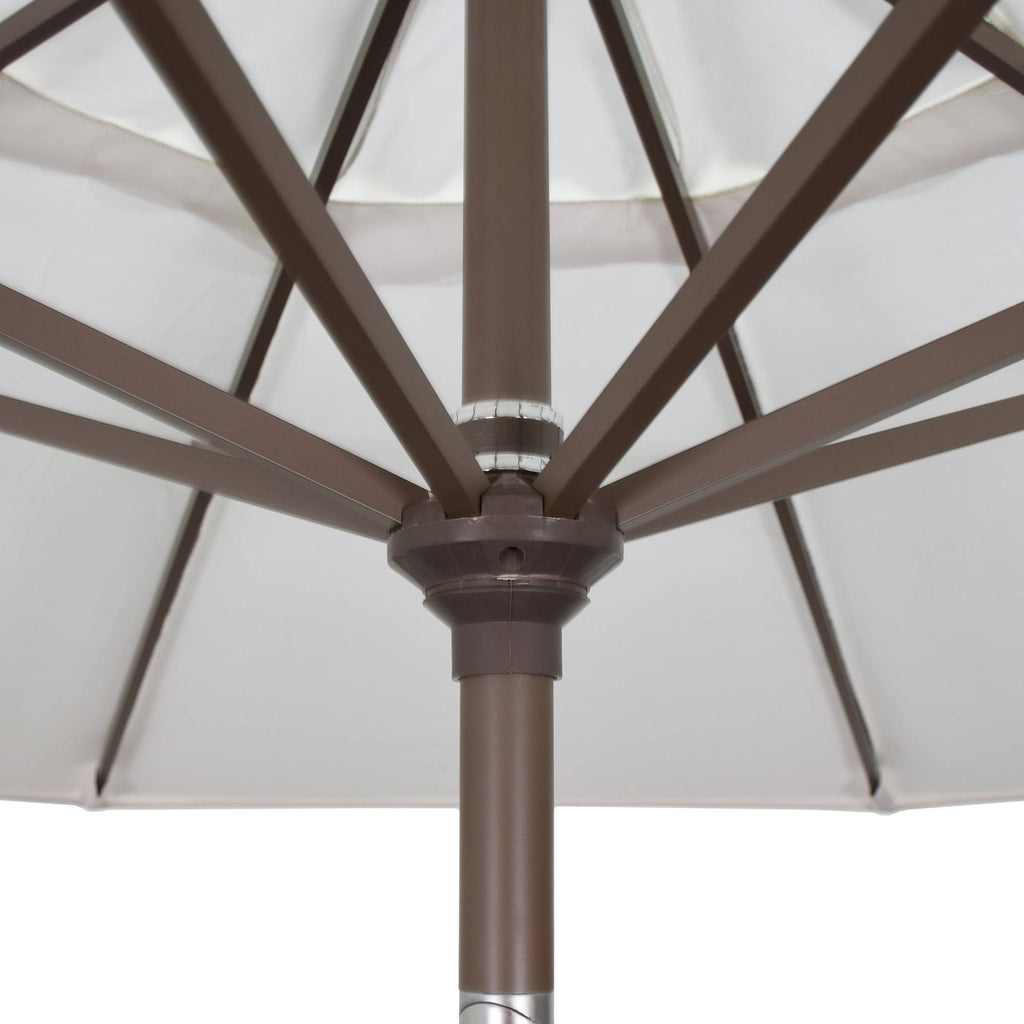 Black Aluminum Push Tilt Patio Umbrella N1957