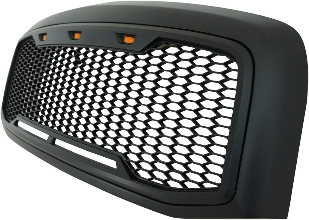 Matte Black ABS LED Mesh Grille K4939