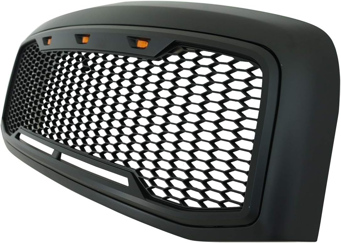 Matte Black ABS LED Mesh Grille K4939