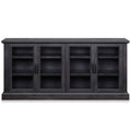 Rustic Grey 4 Door Wood Sideboard Cabinet U764