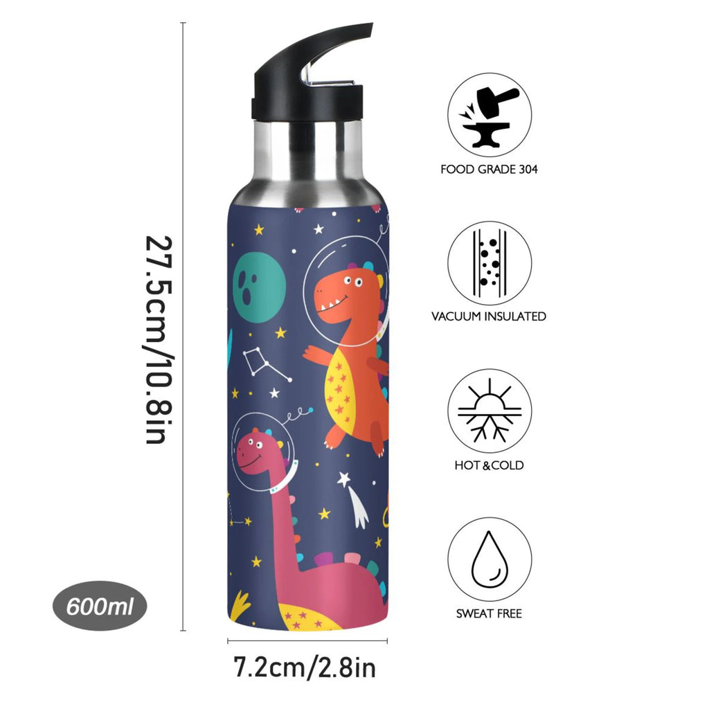 Stainless Steel Insulated Water Bottle with Straw Lid I198