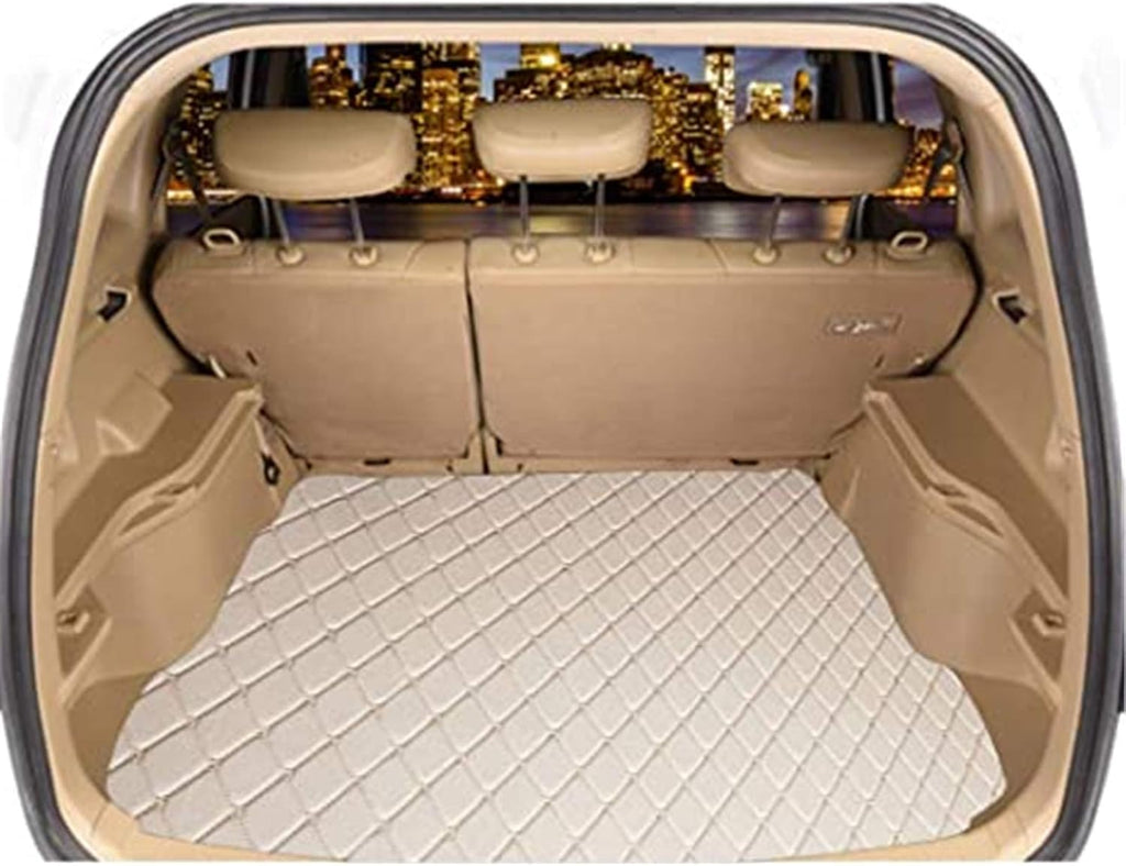 Purple Leather Full Car Floor Mats with Cargo Mat T726528