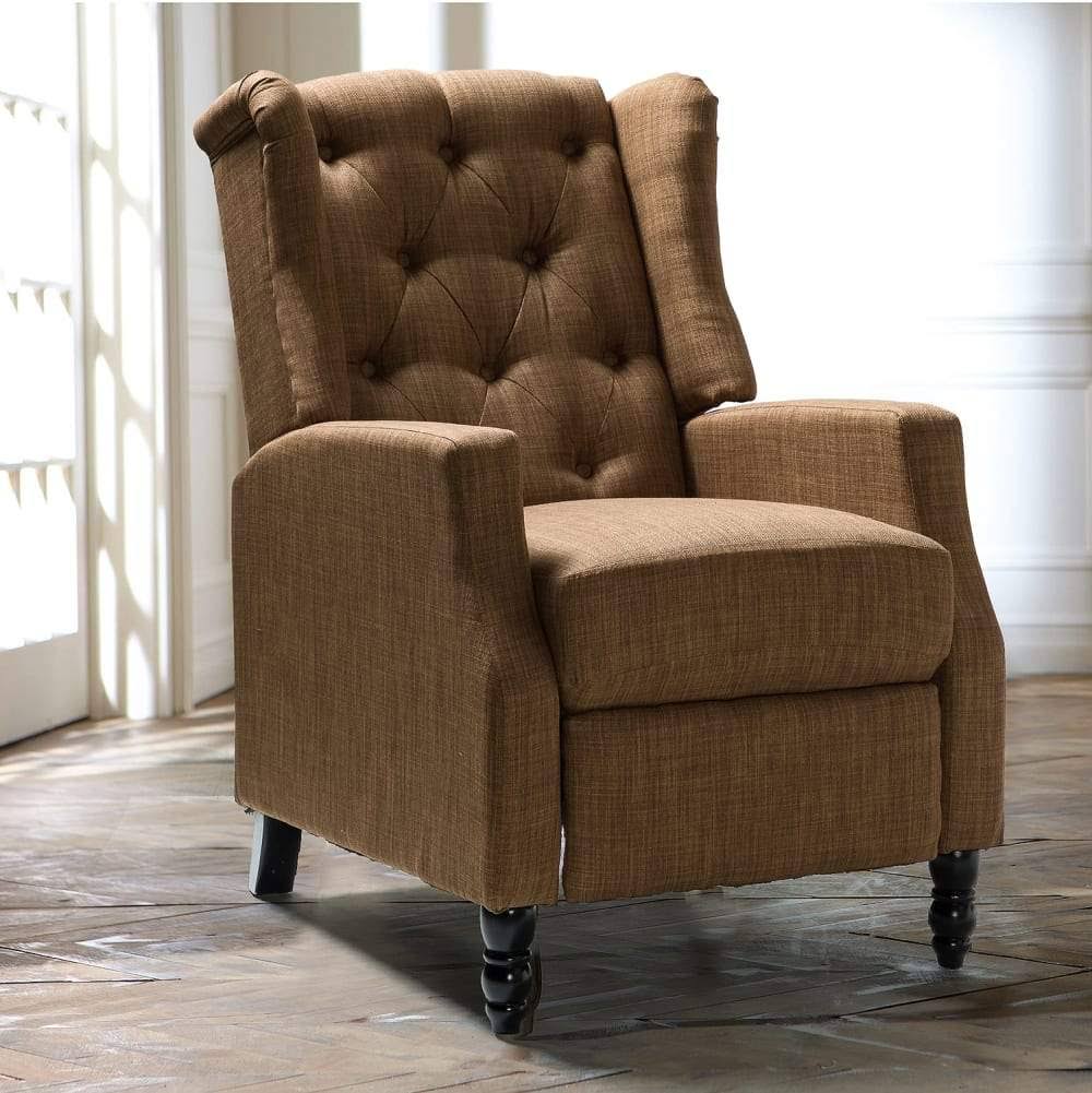 Pink Tufted Manual Recliner C16822