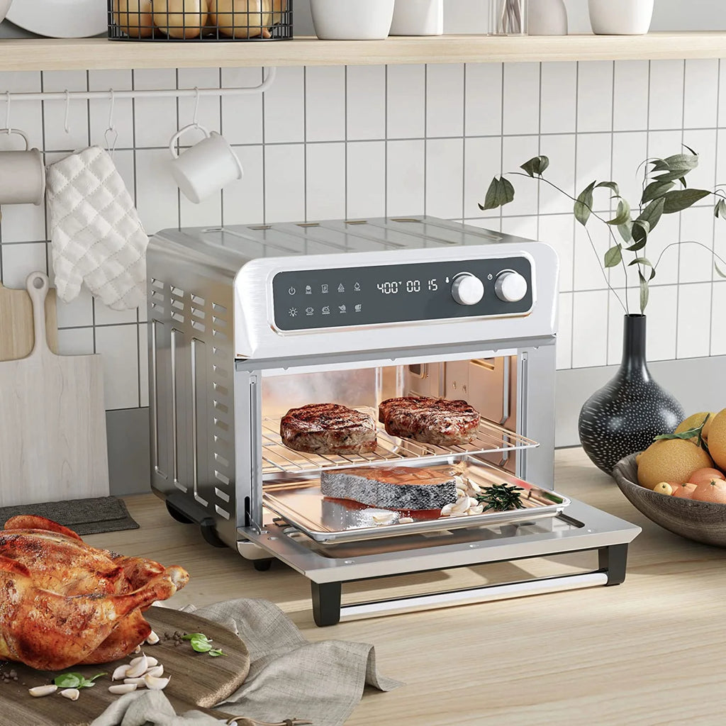 21QT 8-In-1 Stainless Steel Convection Countertop Oven L7043